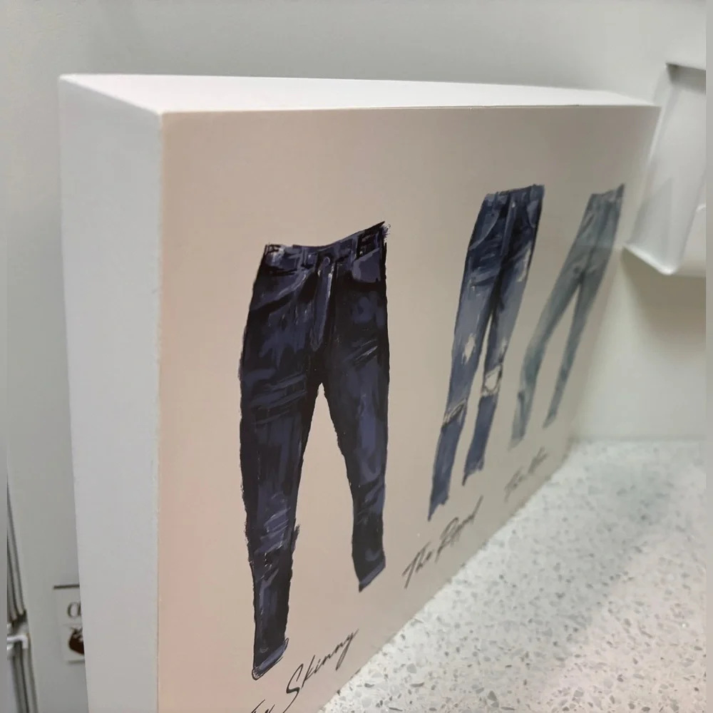 Hobby Lobby Jeans-themed Art